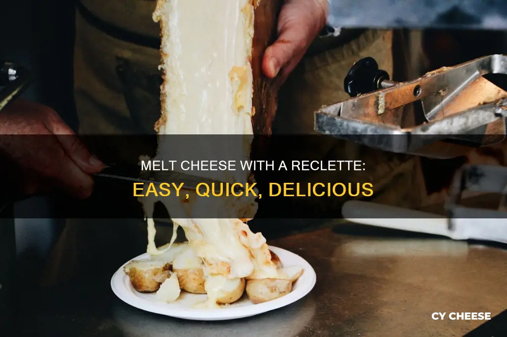 how to melt cheese in reclette cheese melter