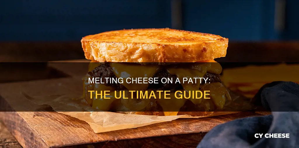 how to melt cheese on patty