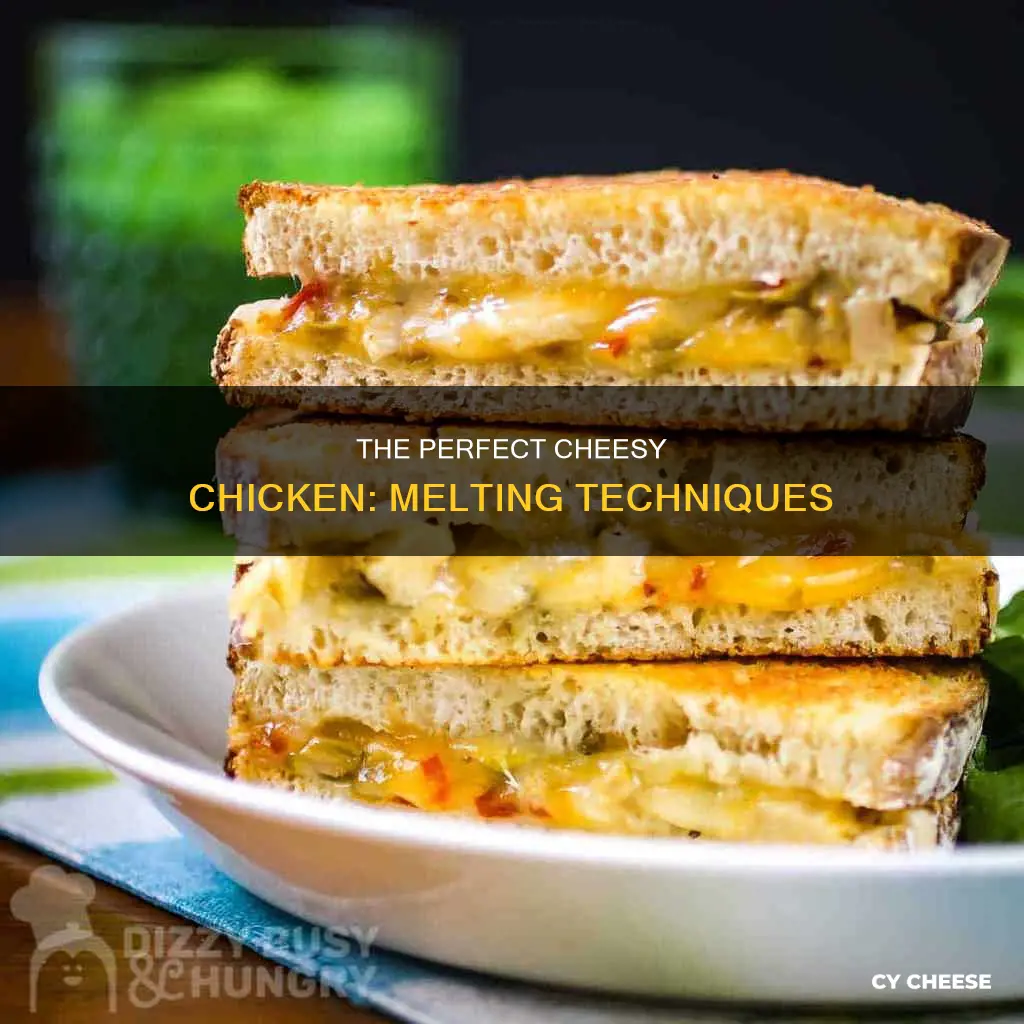 how to melt cheese on top of chicken