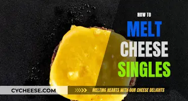 Melting Cheese Singles: Quick, Easy, and Delicious