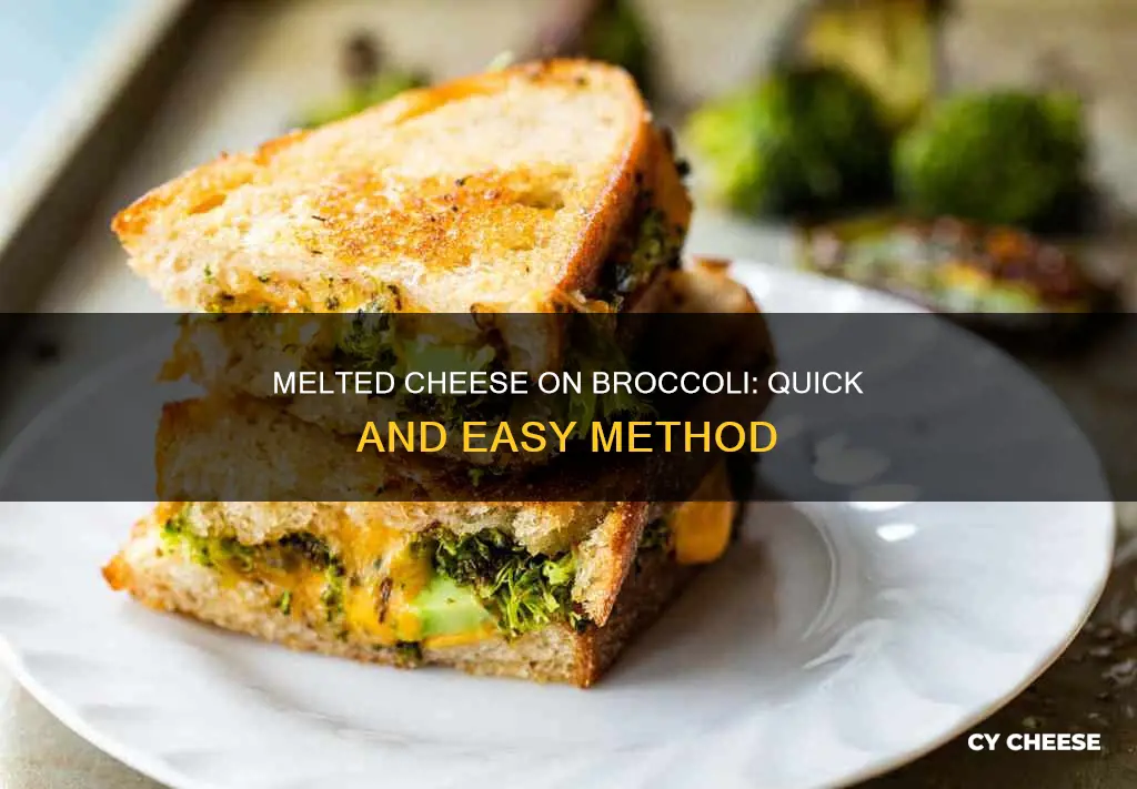 how to melt cheese slices for broccoli