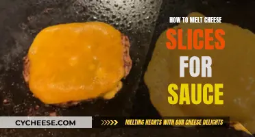 Melting Cheese Slices: The Perfect Sauce Solution