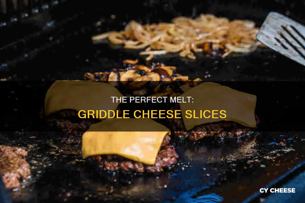 how to melt cheese slices on a griddle