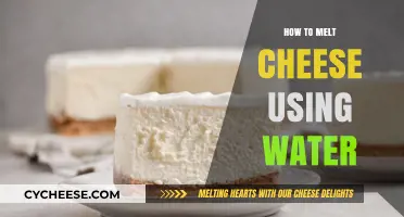 Melting Cheese: The Water Bath Method