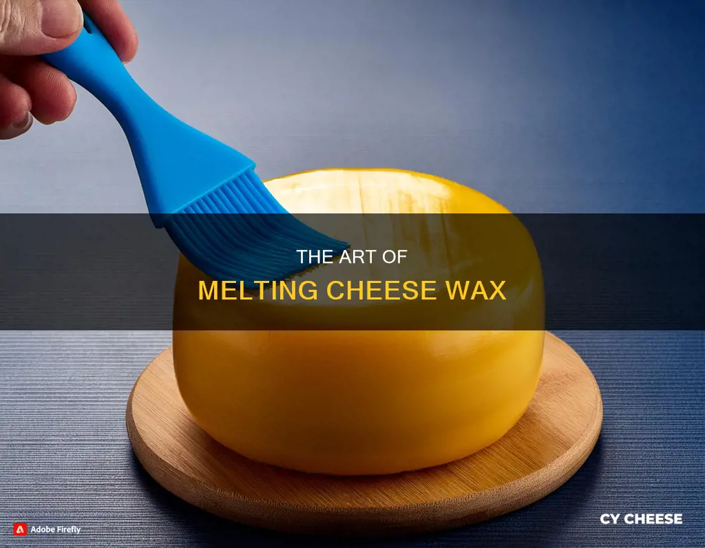 how to melt cheese wax