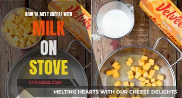 Melting Cheese with Milk: The Stovetop Method