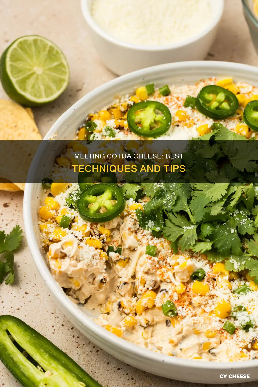 how to melt cotija cheese