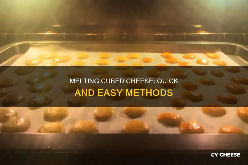 how to melt cubed cheese