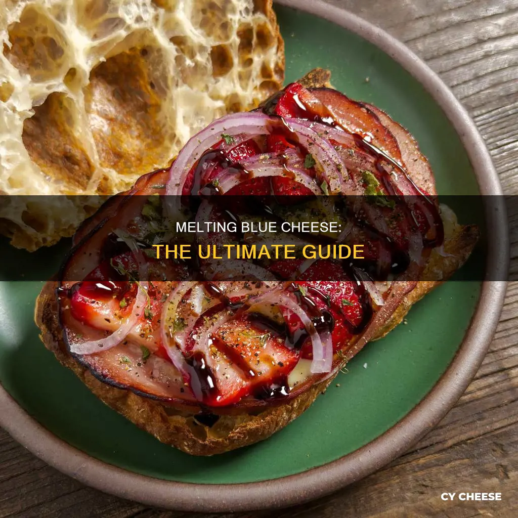 how to melt down blue cheese