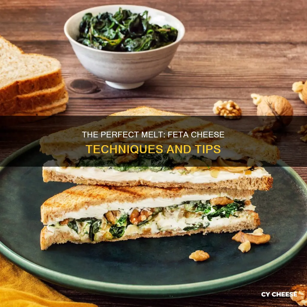 how to melt feta cheese