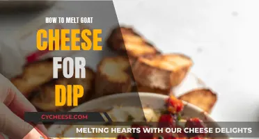 Goat Cheese Dip: Melting Methods for a Creamy Delight