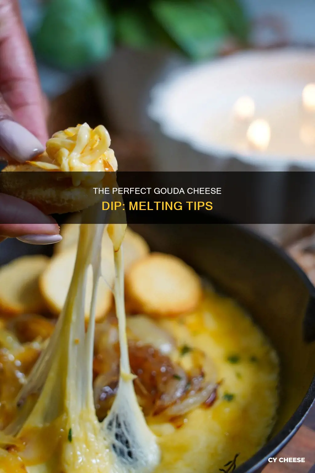 how to melt gouda cheese for dip