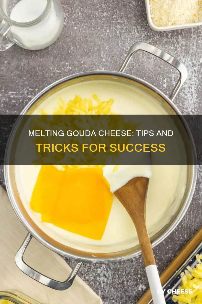how to melt gouda cheese