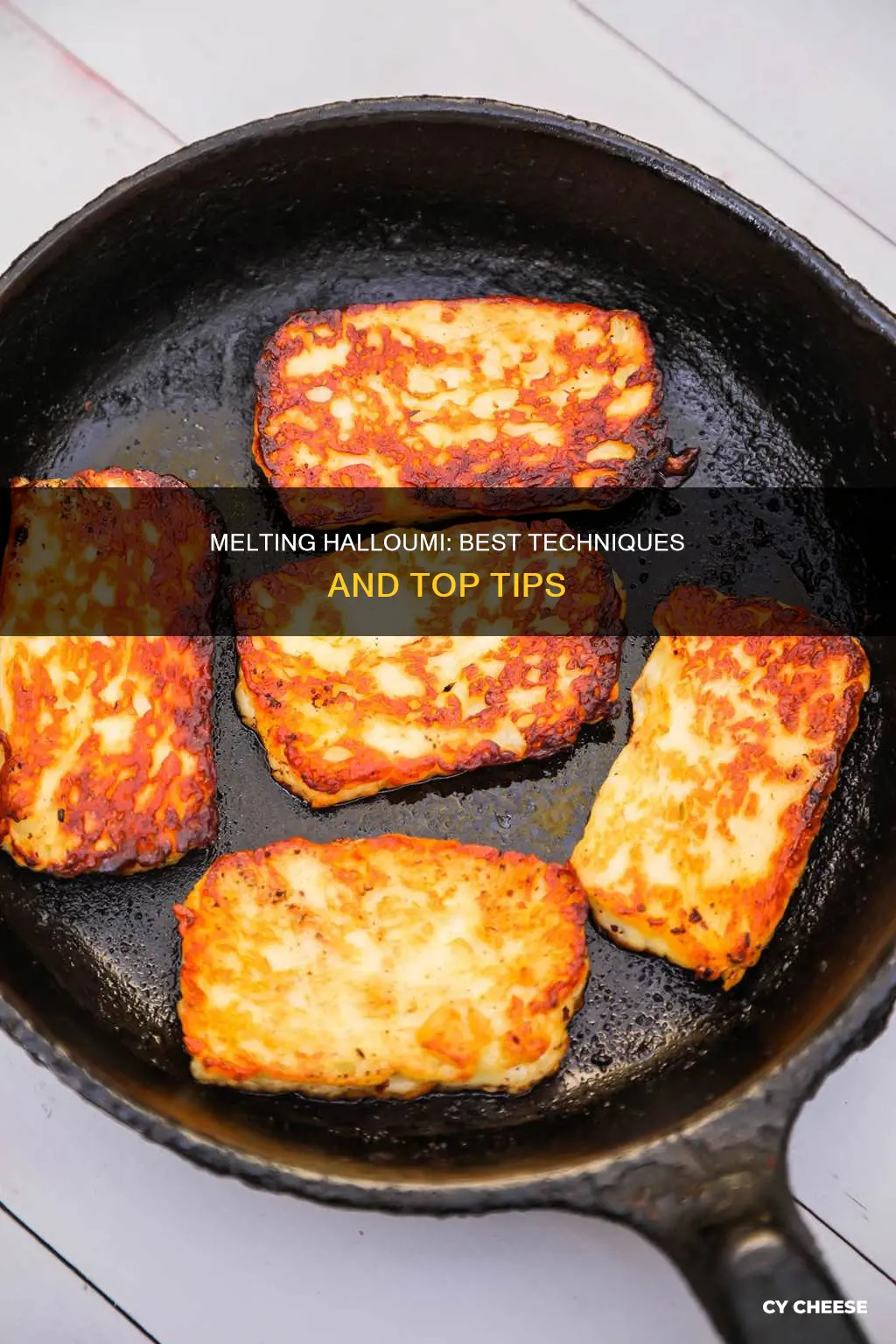 how to melt halloumi cheese