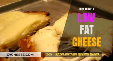 The Art of Melting Low-Fat Cheese
