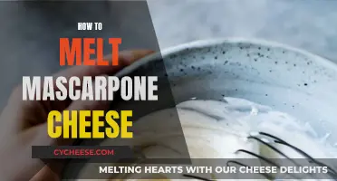 The Art of Melting Mascarpone Cheese