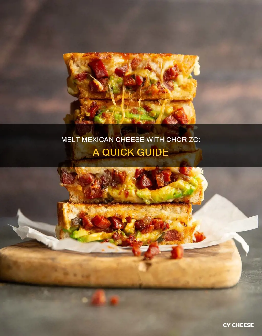 how to melt mexican melting cheese with chorizo