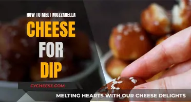 Melting Mozzarella Cheese for Dip: Quick Tips