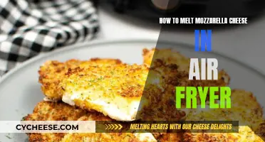Melting Mozzarella in an Air Fryer: Quick and Easy