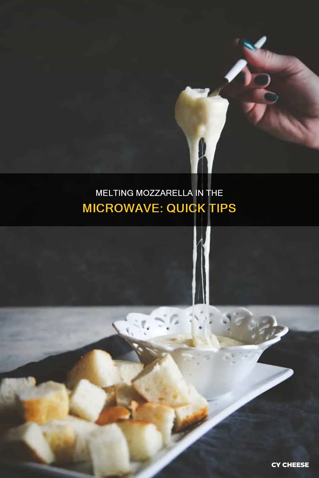 how to melt mozzarella cheese in microwave