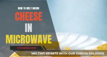 Quick Nacho Cheese Melt in the Microwave