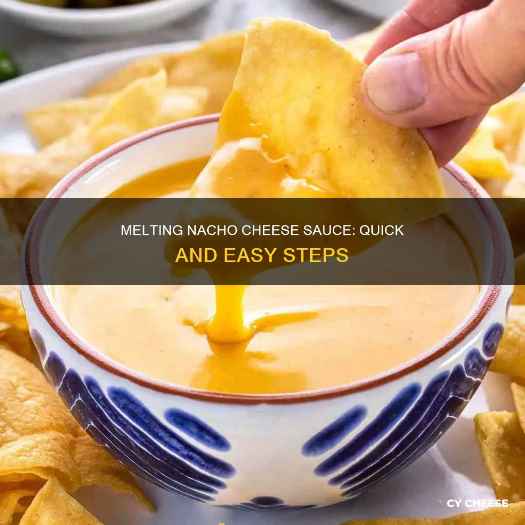 how to melt nacho cheese sauce