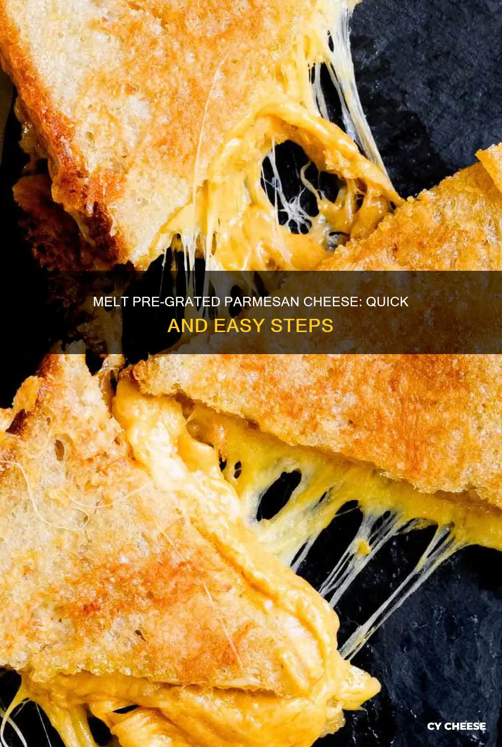 how to melt pre grated parmesan cheese