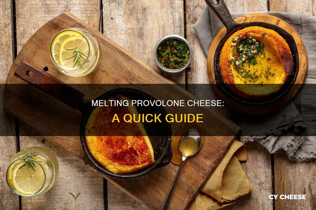 how to melt provolone cheese at home