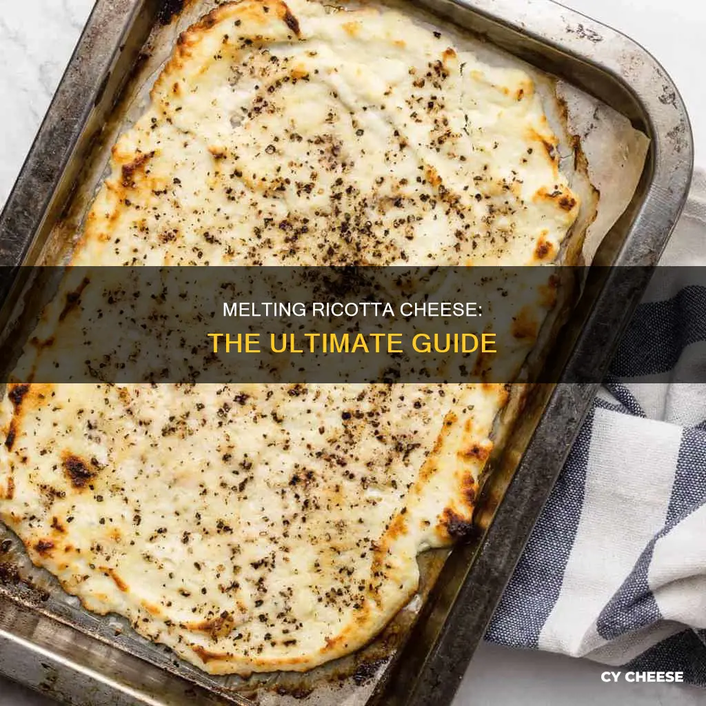 how to melt ricotta cheese