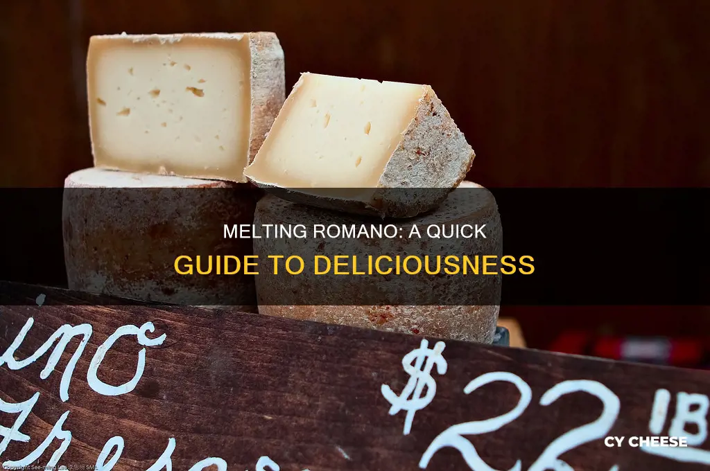 how to melt romano cheese