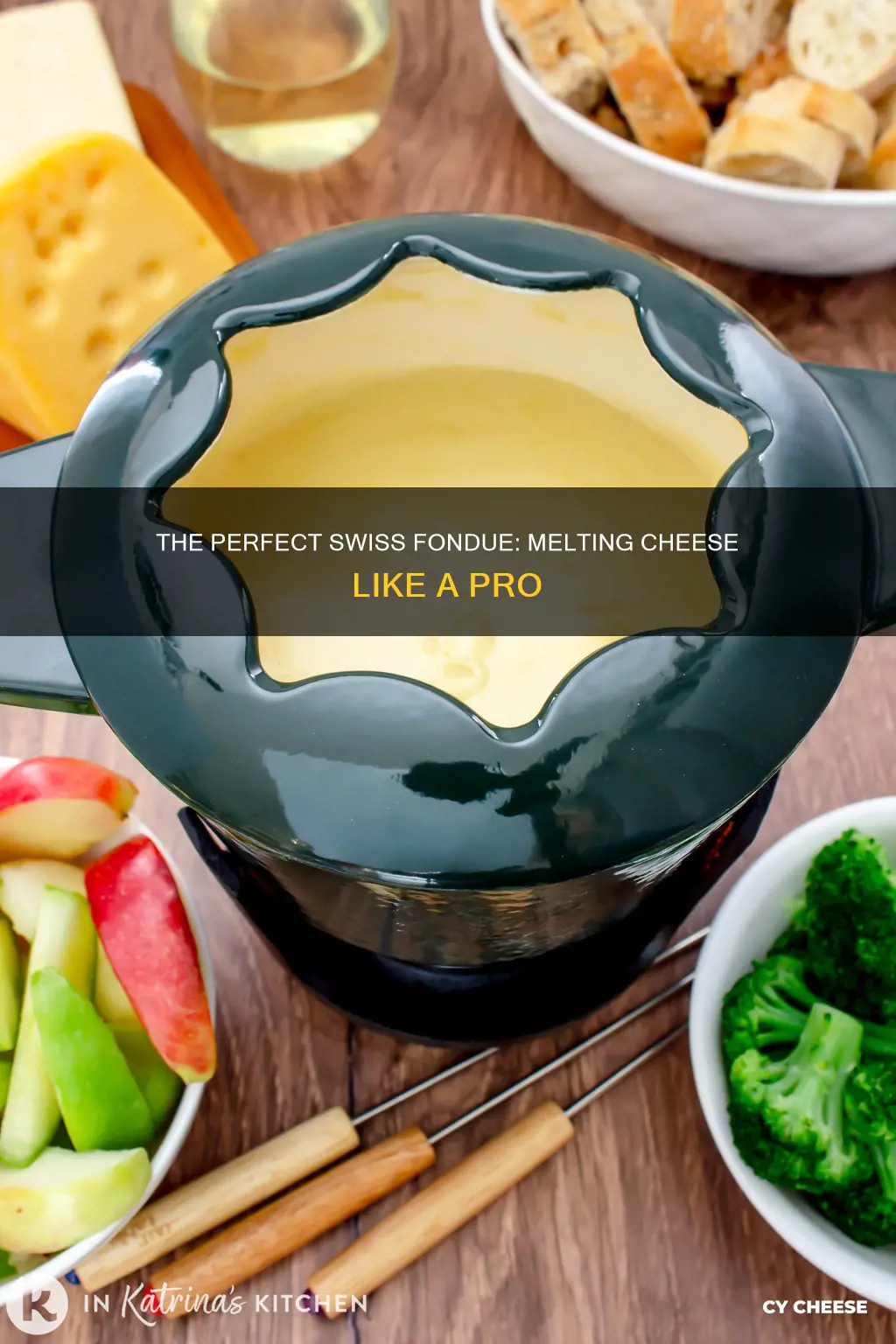 how to melt swiss cheese for fondue