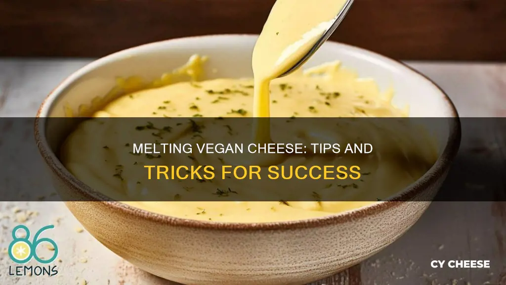 how to melt vegan cheese