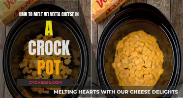 Melting Velveeta Cheese in a Crock Pot: Easy Steps