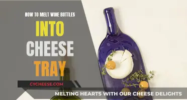 Melted Wine Bottles: Crafting a Unique Cheese Tray