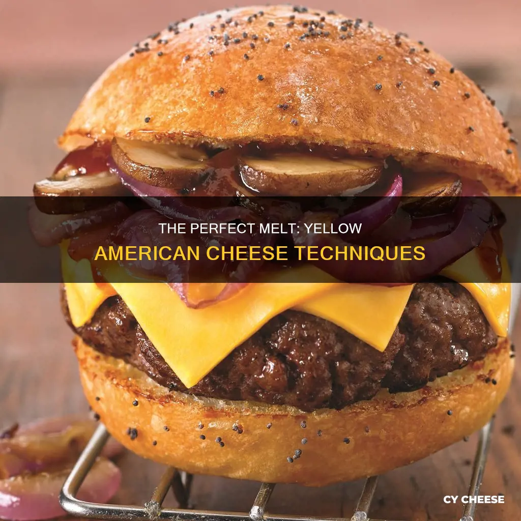 how to melt yellow american cheese