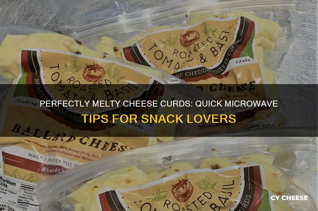how to microwave cheese curds