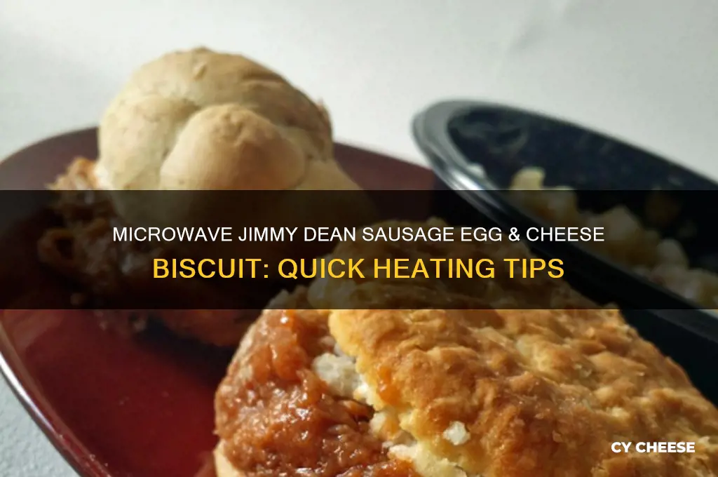 how to microwave jimmy dean sausage egg and cheese biscuit