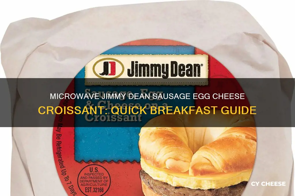 how to microwave jimmy dean sausage egg and cheese croissant