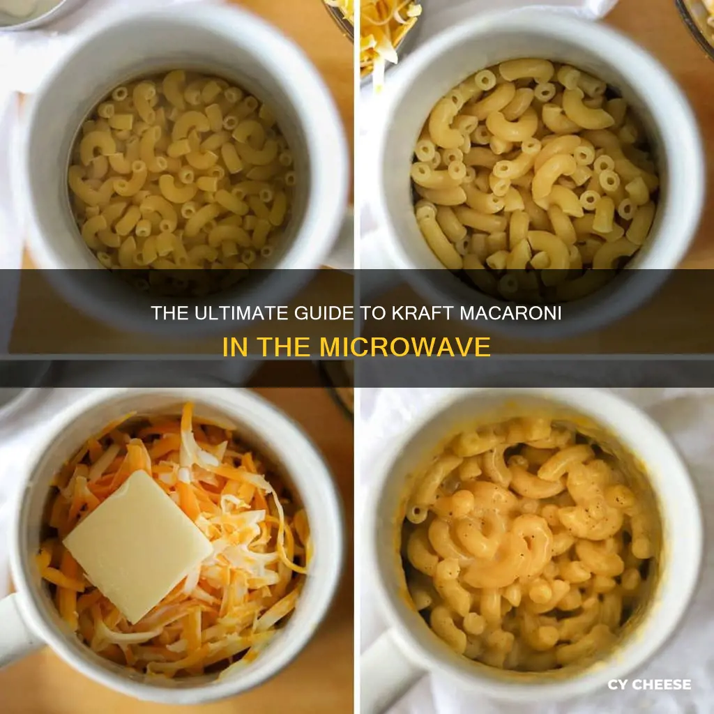 how to microwave kraft macaroni and cheese