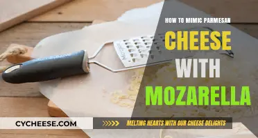 Mozzarella's Makeover: Mimicking Parmesan's Magic