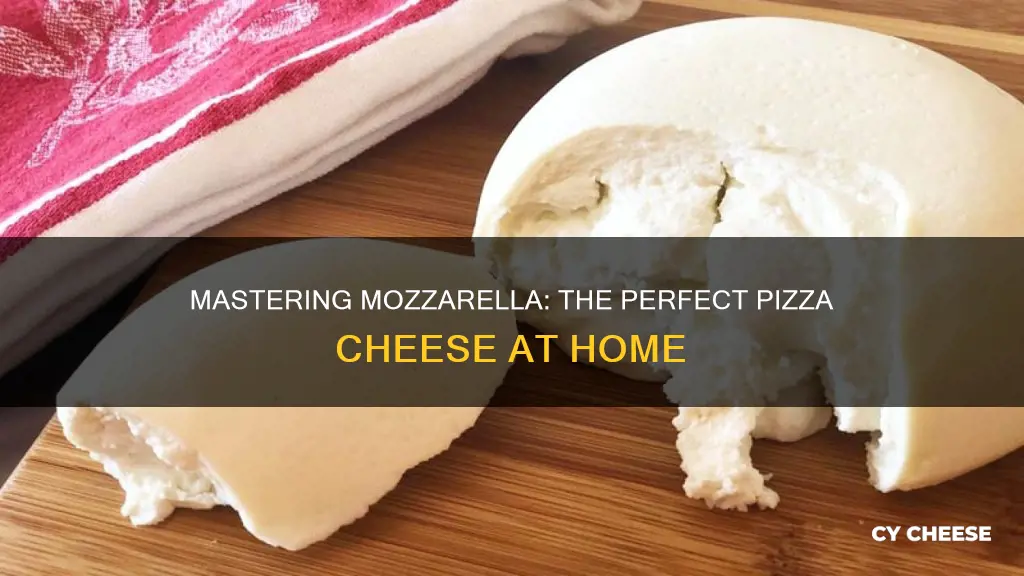 how to mmake morezella cheese for pizza