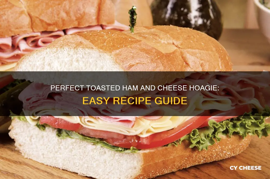 how to mske a toasted ham and cheese hoagie