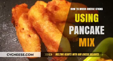 Easy Cheesy Delight: Making Cheese Sticks with Pancake Mix