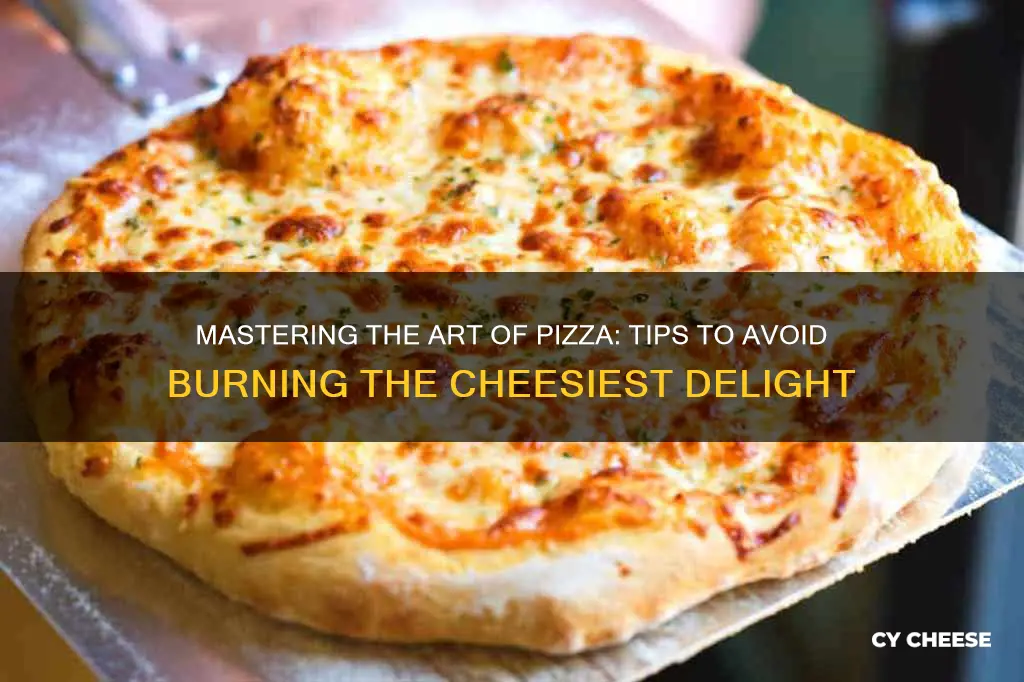 how to not burn the cheese in 900 degree pizza