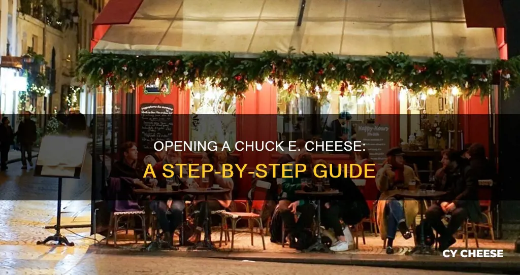 how to open a chuck e cheese restaurant