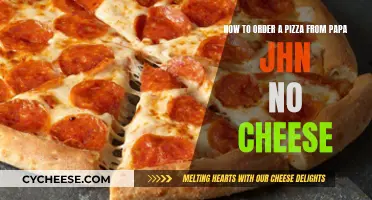 Papa John's No-Cheese Pizza: Ordering Guide