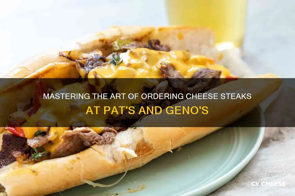 how to order cheese steak pat
