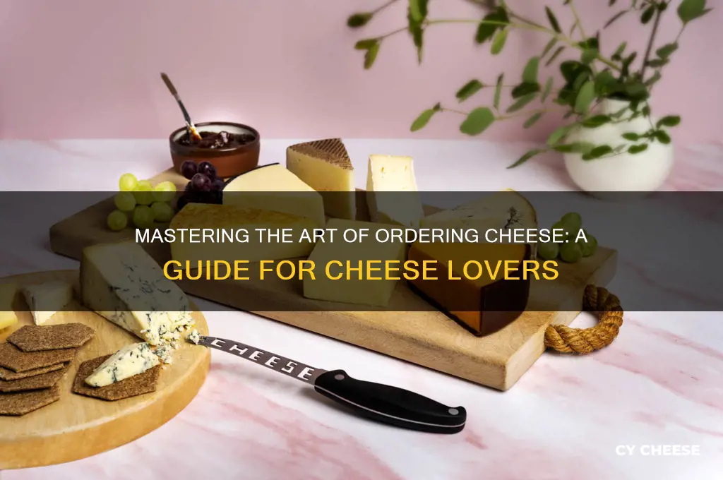 how to order cheese