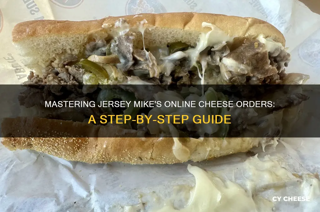 how to order different cheese oneline jersey mike