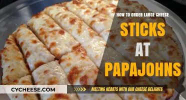 Ordering Large Cheese Sticks at Papa John's: A Simple Guide